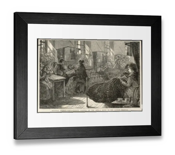 Framed Print : In London Hospital Framed Print : In London Hospital