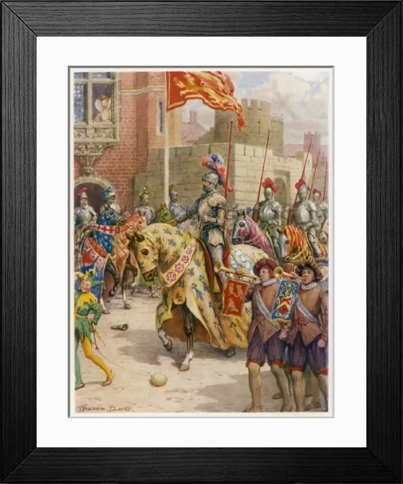 Framed Print : Philip Sidney Jousts Framed Print : Philip Sidney Jousts