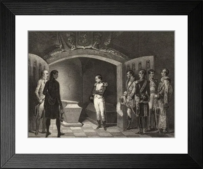 Framed Print : Napoleon I & Fdk the Gt Framed Print : Napoleon I & Fdk the Gt