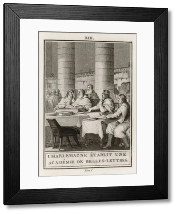 Framed Print : Charlemagne & Culture Framed Print : Charlemagne & Culture