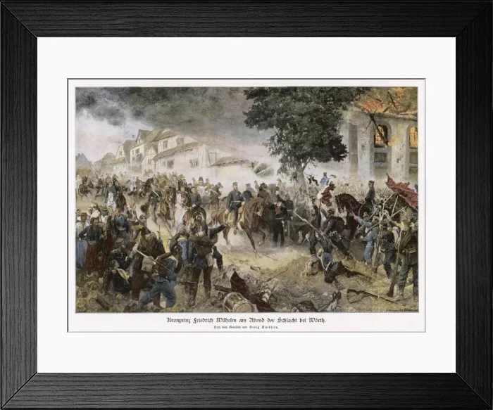 Framed Print : Franco-Pruss / Bleibtreu Framed Print : Franco-Pruss / Bleibtreu