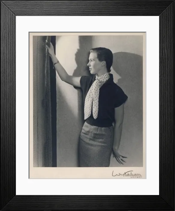 Framed Print : 1950S Girl by Wykeham Framed Print : 1950S Girl by Wykeham