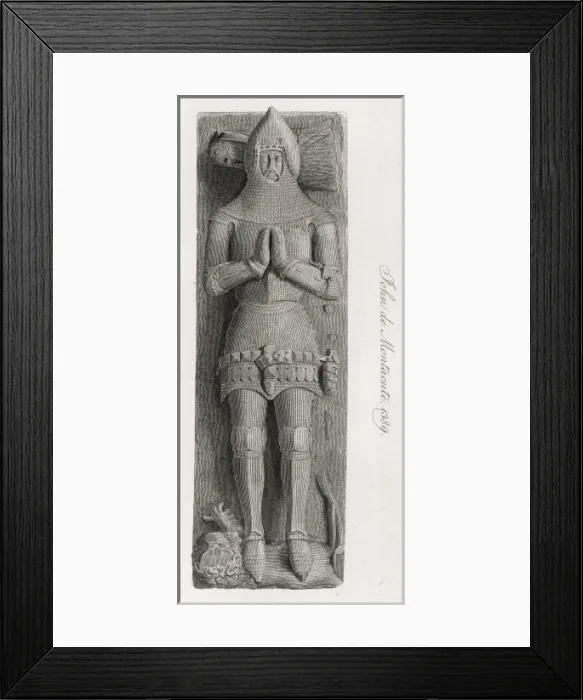 Framed Print : Military Effigy C14 Framed Print : Military Effigy C14