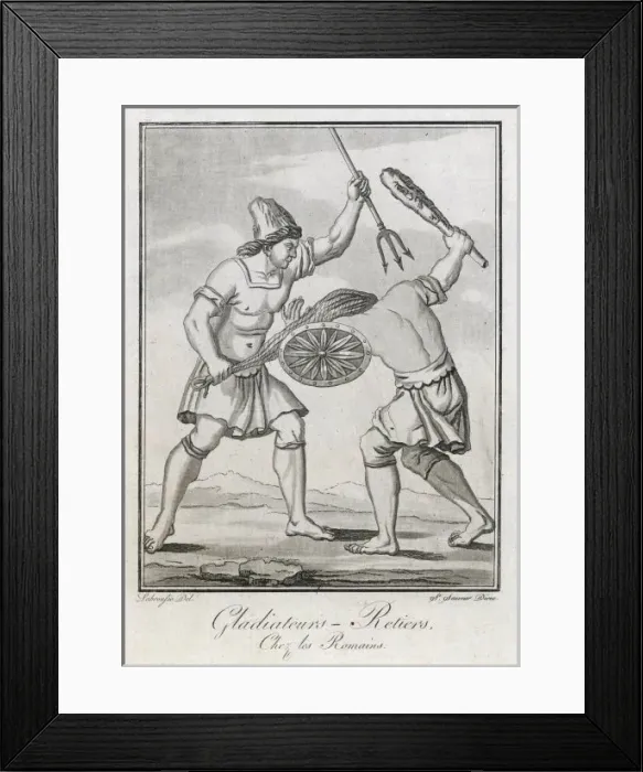 Framed Print : Two Gladiators