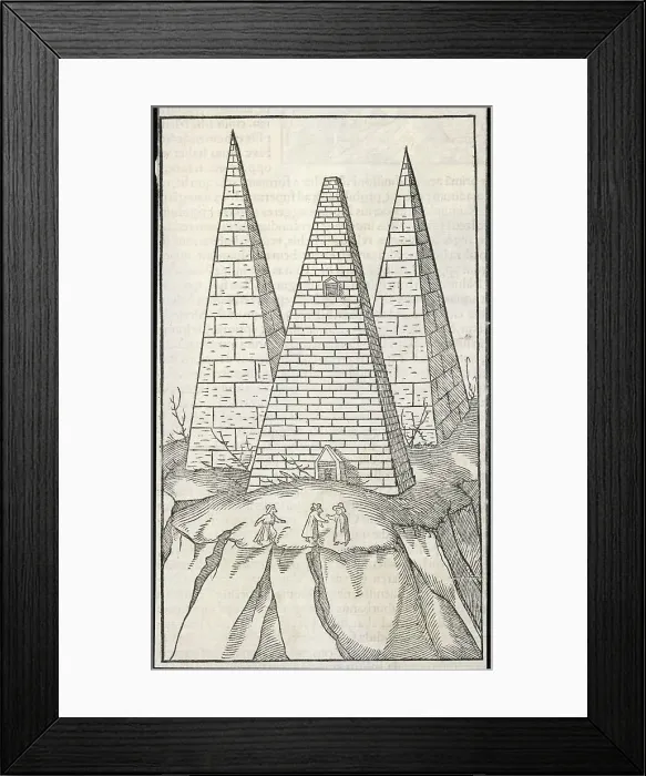 Framed Print : Pyramids (Munster) Framed Print : Pyramids (Munster)