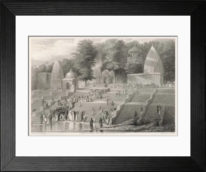 Framed Print : Preparing for Suttee