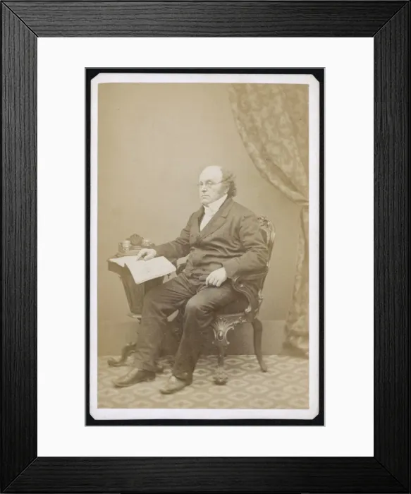 Framed Print : Augustus De Morgan / Cdv Framed Print : Augustus De Morgan / Cdv
