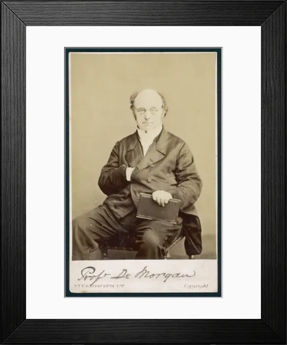 Framed Print : Augustus De Morgan / Cdv Framed Print : Augustus De Morgan / Cdv