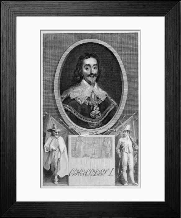 Framed Print : Charles I / Sharp Framed Print : Charles I / Sharp