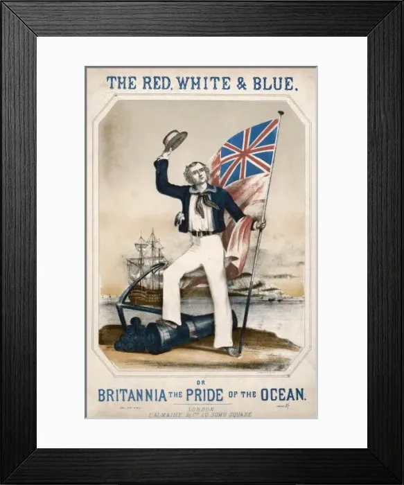 Framed Print : British Sailor C1855 Framed Print : British Sailor C1855