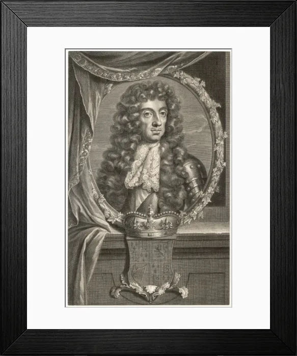 Framed Print : Charles Ii / Wissing Framed Print : Charles Ii / Wissing