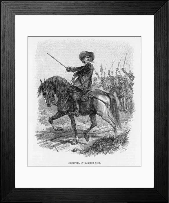 Framed Print : Oliver Cromwell / Marston Framed Print : Oliver Cromwell / Marston