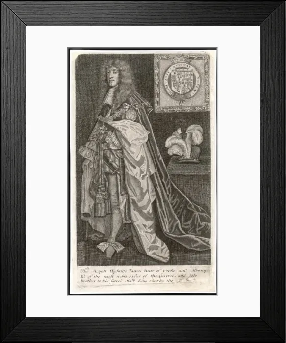 Framed Print : James Ii, English King Framed Print : James Ii, English King
