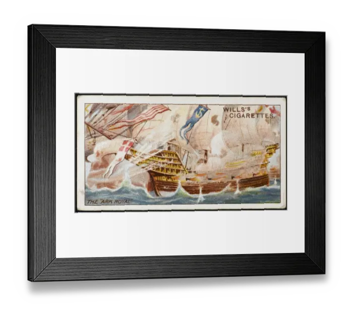 Framed Print : ARK ROYAL CIG. CARD Framed Print : ARK ROYAL CIG. CARD