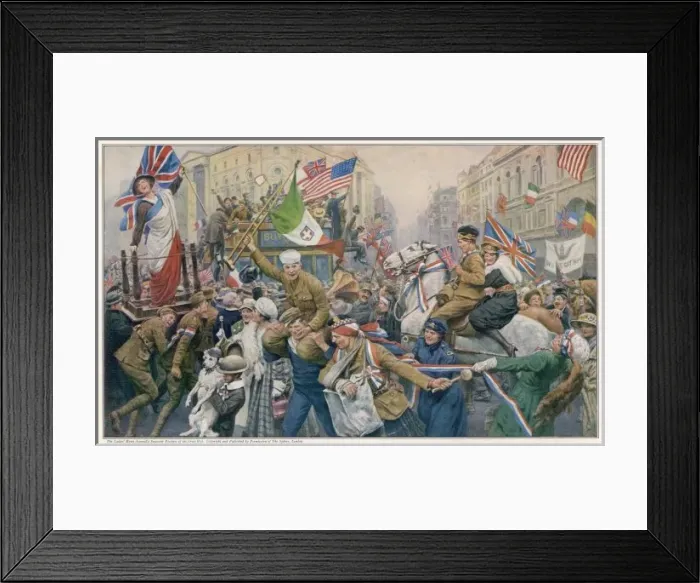 Framed Print : Ww1 / Nov 1918 / Picc Circus Framed Print : Ww1 / Nov 1918 / Picc Circus