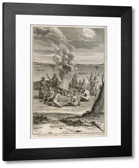 Framed Print : Virginian Fire-Worship Framed Print : Virginian Fire-Worship
