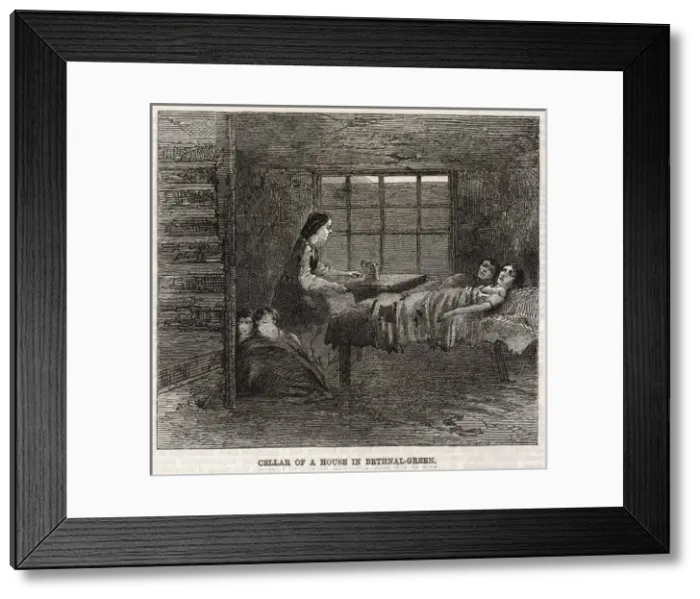 Framed Print : Britain  /  Slum Scenes
