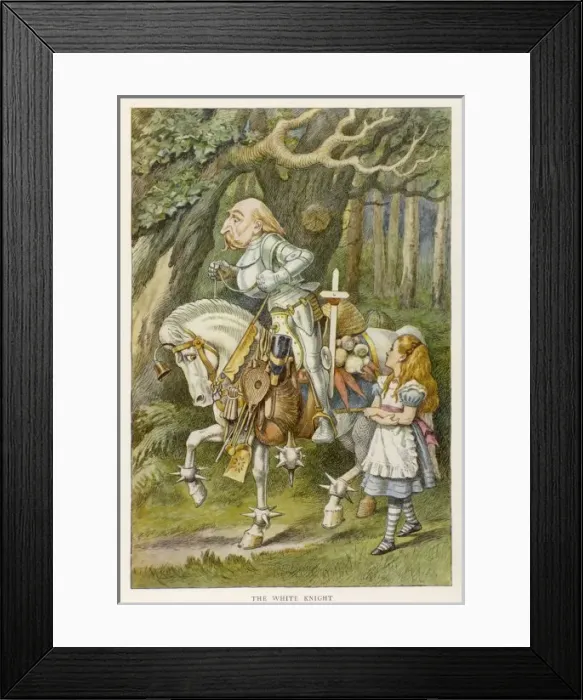 Framed Print : White Knight / Colour Framed Print : White Knight / Colour