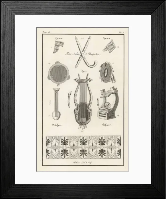 Framed Print : Ancient Instruments Framed Print : Ancient Instruments