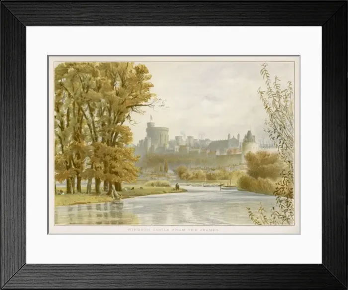 Framed Print : Windsor from the River Framed Print : Windsor from the River