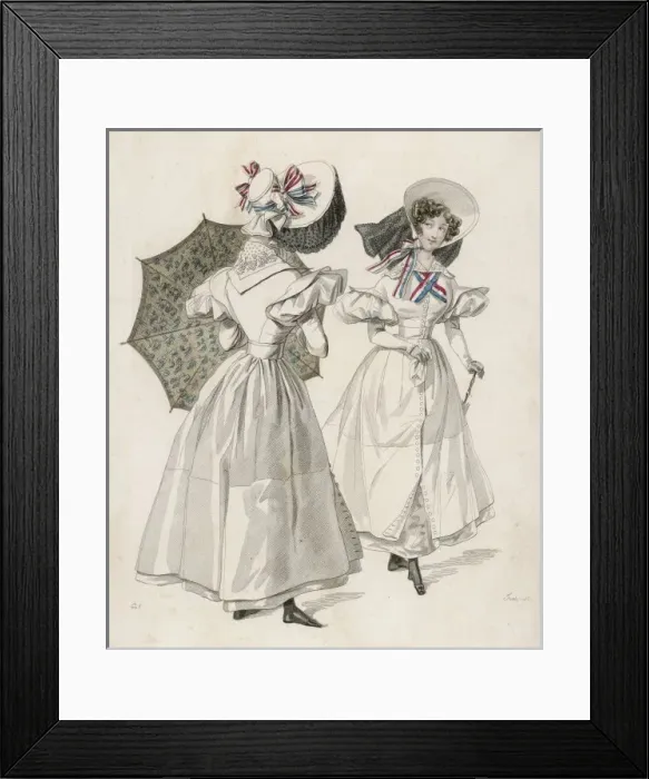 Framed Print : London Fashions 1830