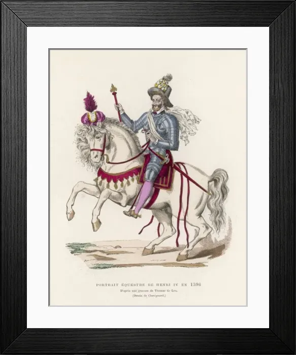 Framed Print : Henri Iv / Thomas De Leu Framed Print : Henri Iv / Thomas De Leu
