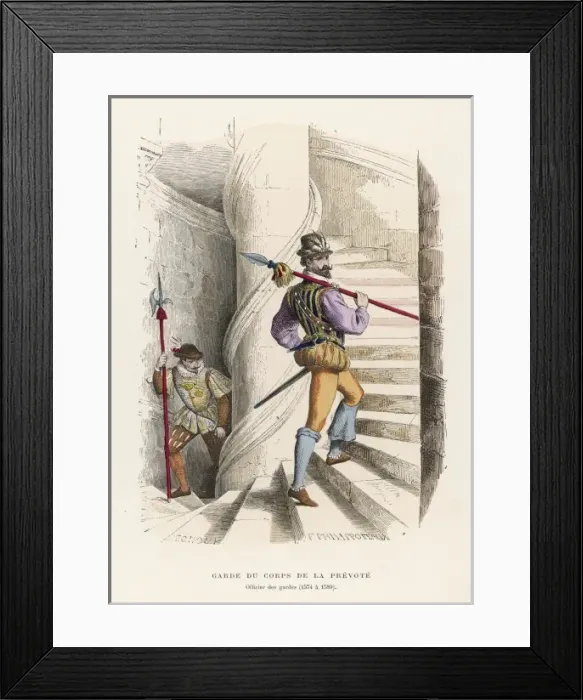Framed Print : French Officier Gardes Framed Print : French Officier Gardes