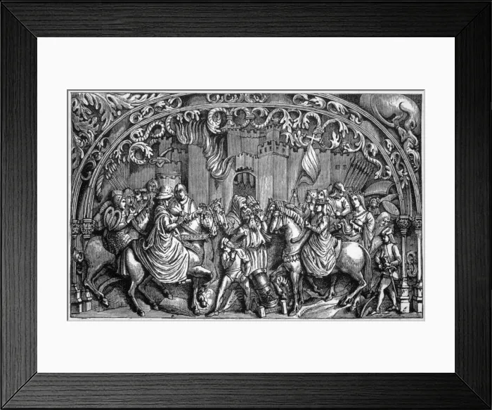 Framed Print : Surrender of Montefrio Framed Print : Surrender of Montefrio