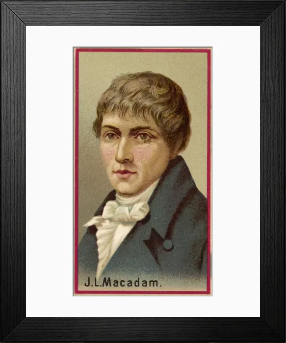 Framed Print : John Macadam (Anon) Framed Print : John Macadam (Anon)
