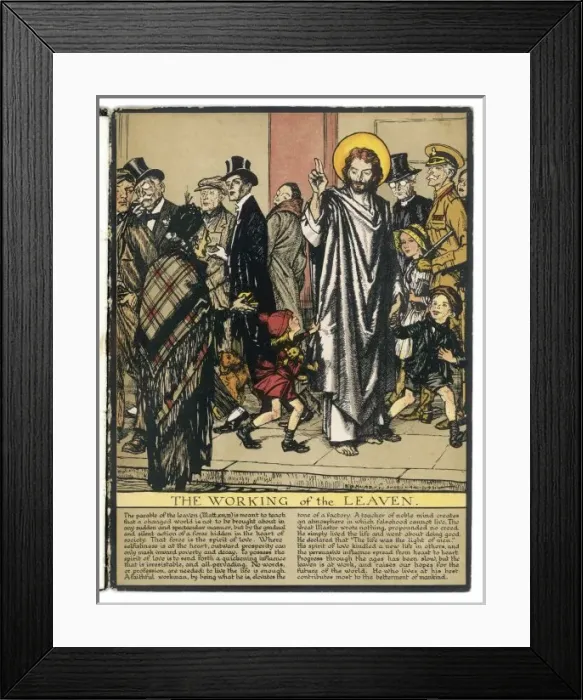 Framed Print : Jesus in London Street Framed Print : Jesus in London Street