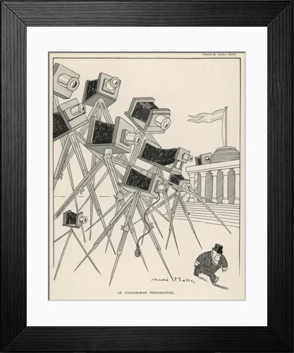 Framed Print : Reporting / Helle, 1908 Framed Print : Reporting / Helle, 1908