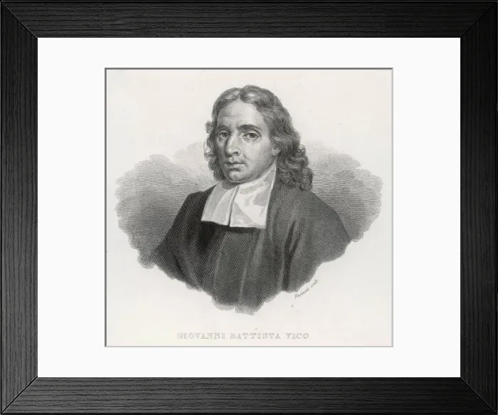 Framed Print : Giovanni Battista Vico Framed Print : Giovanni Battista Vico