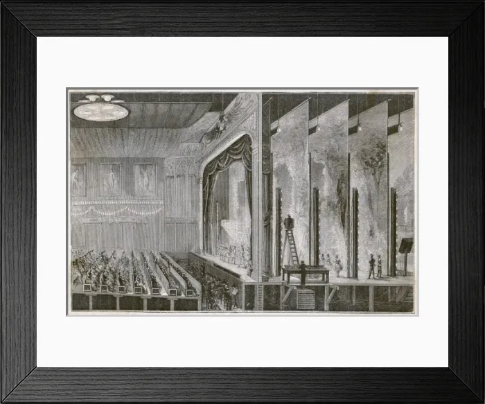 Framed Print : Stage Effects / Munich Framed Print : Stage Effects / Munich