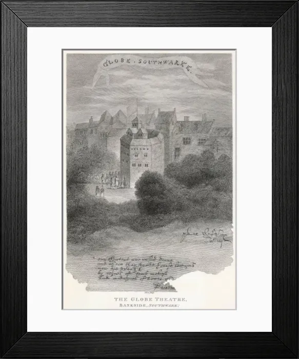 Framed Print : Theatre / The Globe Framed Print : Theatre / The Globe