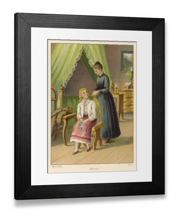 Framed Print : Daughters Hair by Mama Framed Print : Daughters Hair by Mama