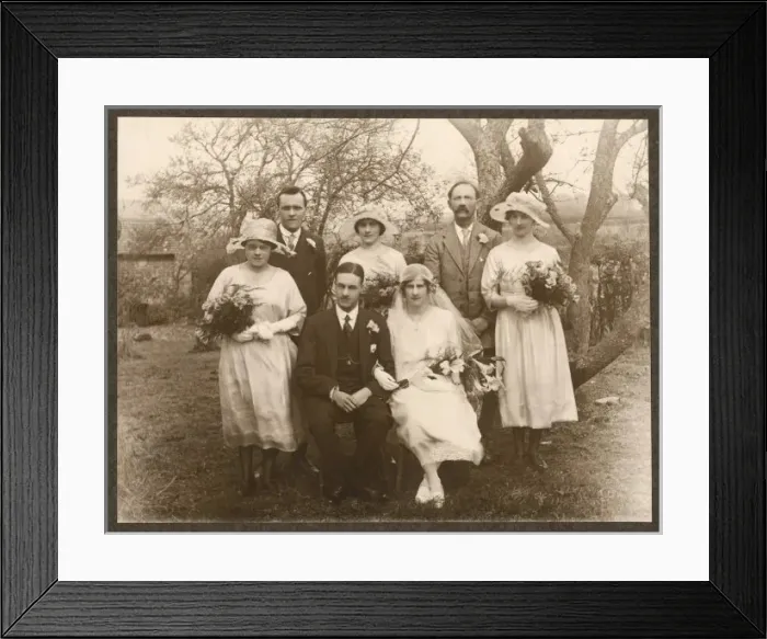 Framed Print : 20S Wedding Group Framed Print : 20S Wedding Group