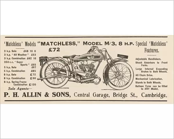 Matchless M  /  Bike Advert