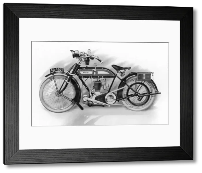 Framed Print : BSA 1914. An unnamed BSA model Framed Print : BSA 1914. An unnamed BSA model