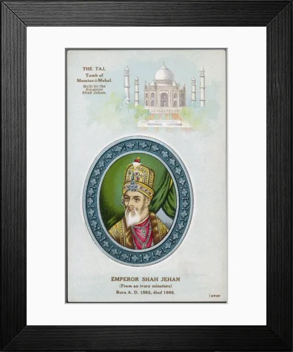Framed Print : Shah Jahan I / Miniature Framed Print : Shah Jahan I / Miniature
