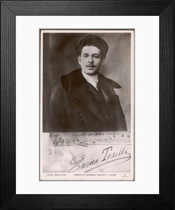 Framed Print : Enrico Toselli / Postcard Framed Print : Enrico Toselli / Postcard