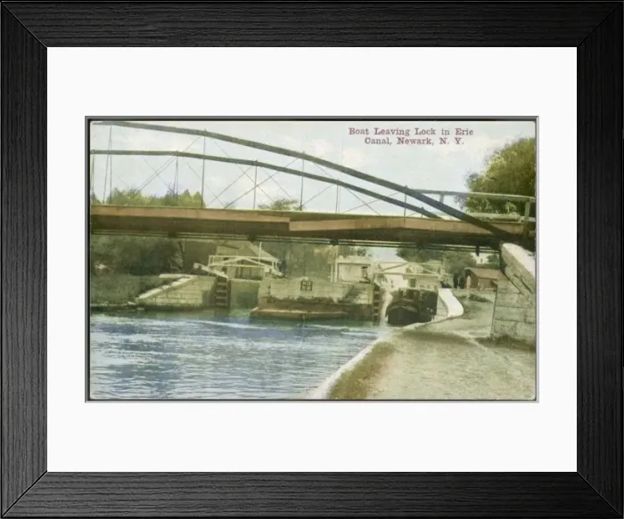 Framed Print : Erie Canal, Newark Framed Print : Erie Canal, Newark