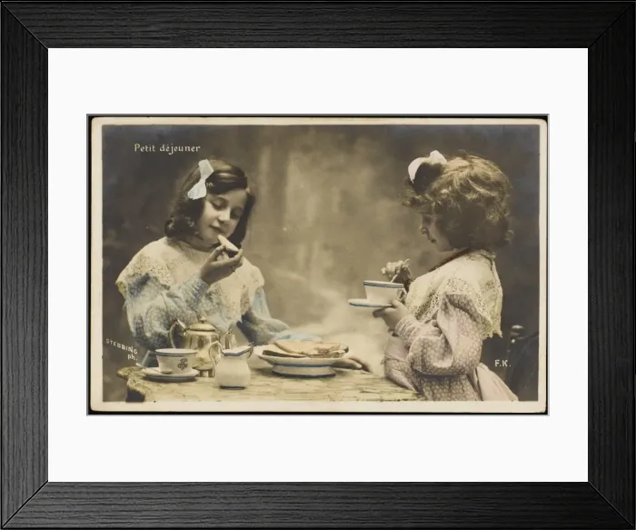 Framed Print : Le Petit Dejeuner - 1 Framed Print : Le Petit Dejeuner - 1