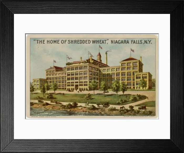 Framed Print : Shredded Wheat Factory Framed Print : Shredded Wheat Factory