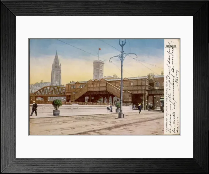 Framed Print : Liverpool Pier Head Stn Framed Print : Liverpool Pier Head Stn