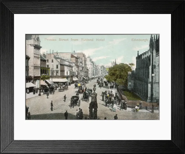 Framed Print : Edinburgh / Princes Street Framed Print : Edinburgh / Princes Street