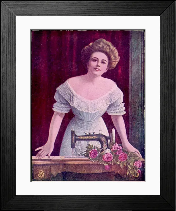 Framed Print : New World Sewing Machine Framed Print : New World Sewing Machine