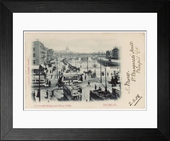 Framed Print : O connell Bridge / Dublin Framed Print : O connell Bridge / Dublin