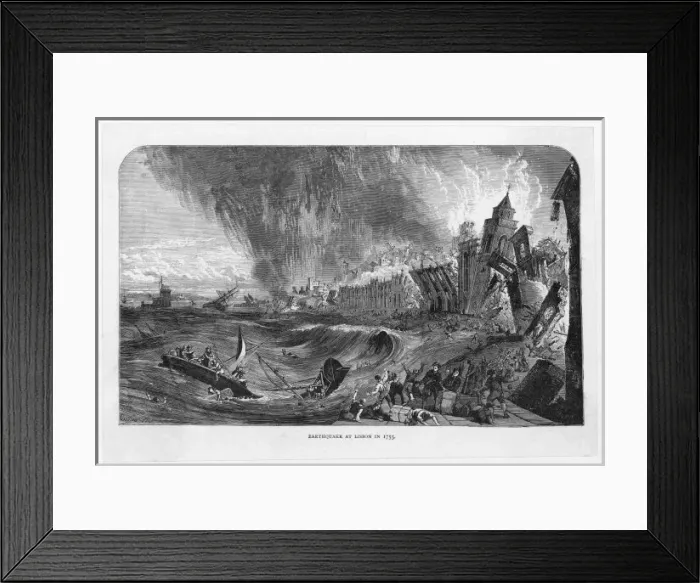 Framed Print : Lisbon Quake / Justine Framed Print : Lisbon Quake / Justine