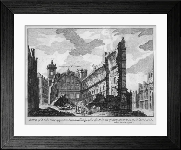 Framed Print : Lisbon Quake / Ruins Framed Print : Lisbon Quake / Ruins