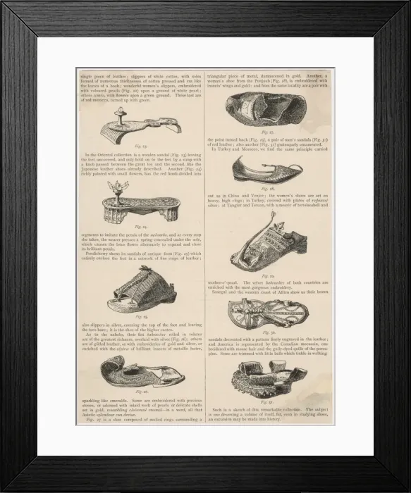Framed Print : Costume / Accessories / Shoe Framed Print : Costume / Accessories / Shoe